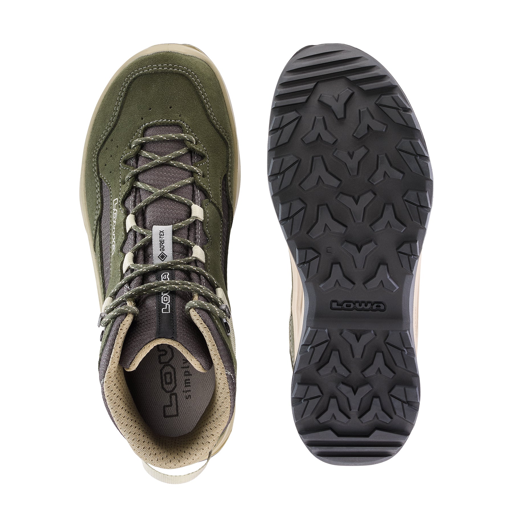 LOWA Ventierra GTX QC Ws women's walking boot Olive/Beige