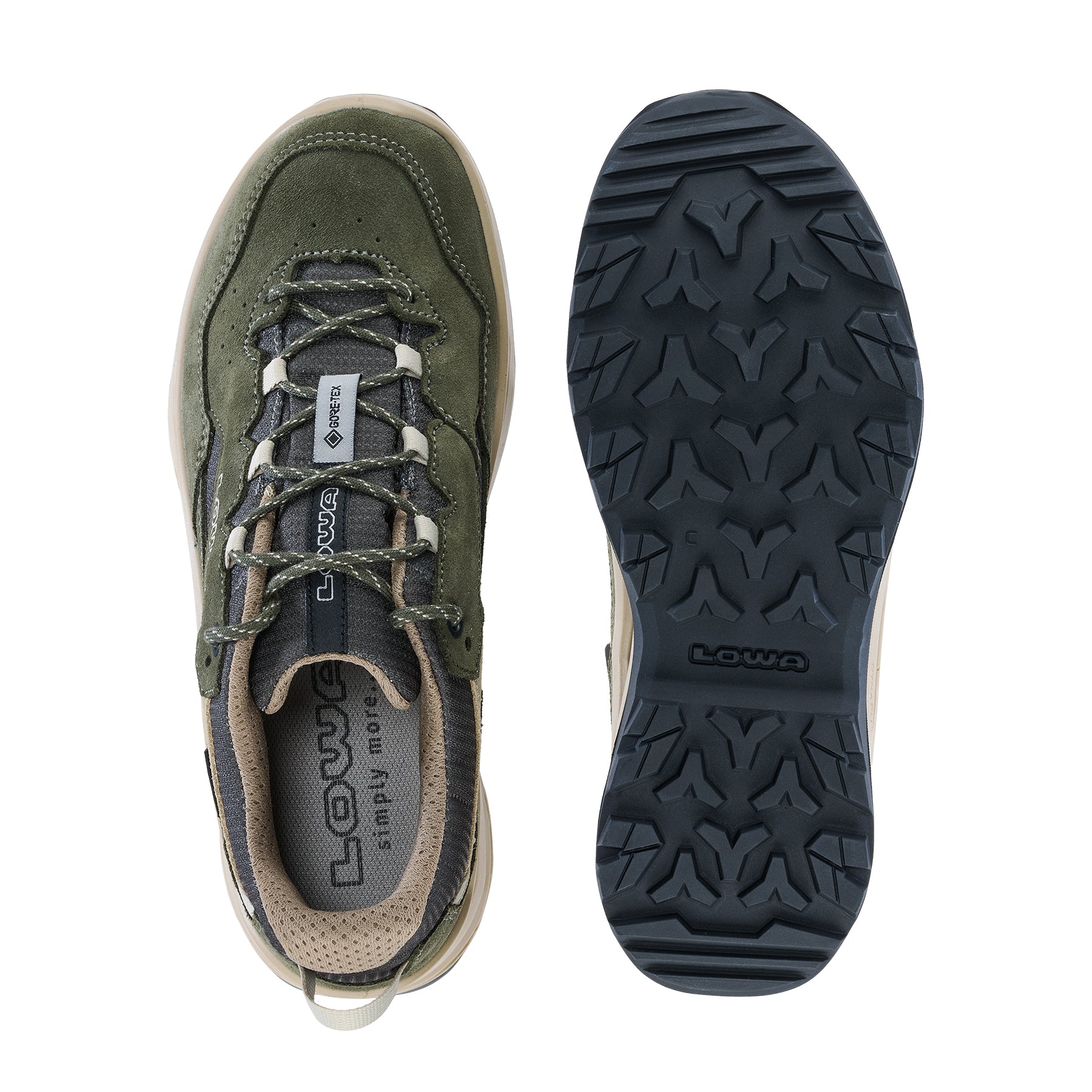 LOWA Ventierra GTX Lo Ws women's walking shoe Olive/Beige