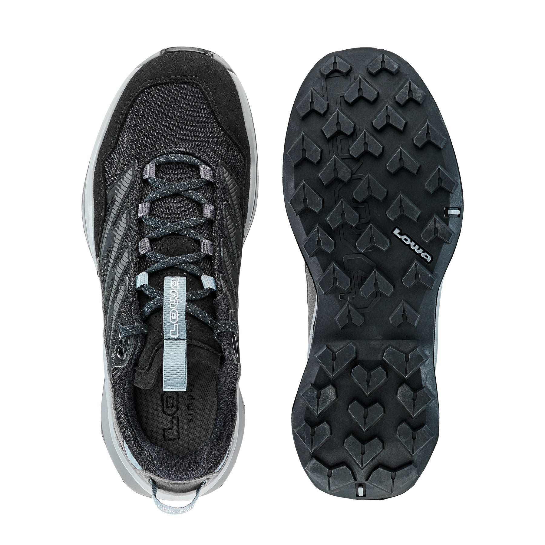 LOWA Maddox Pro GTX Lo Ws women's walking shoe Black/Grey