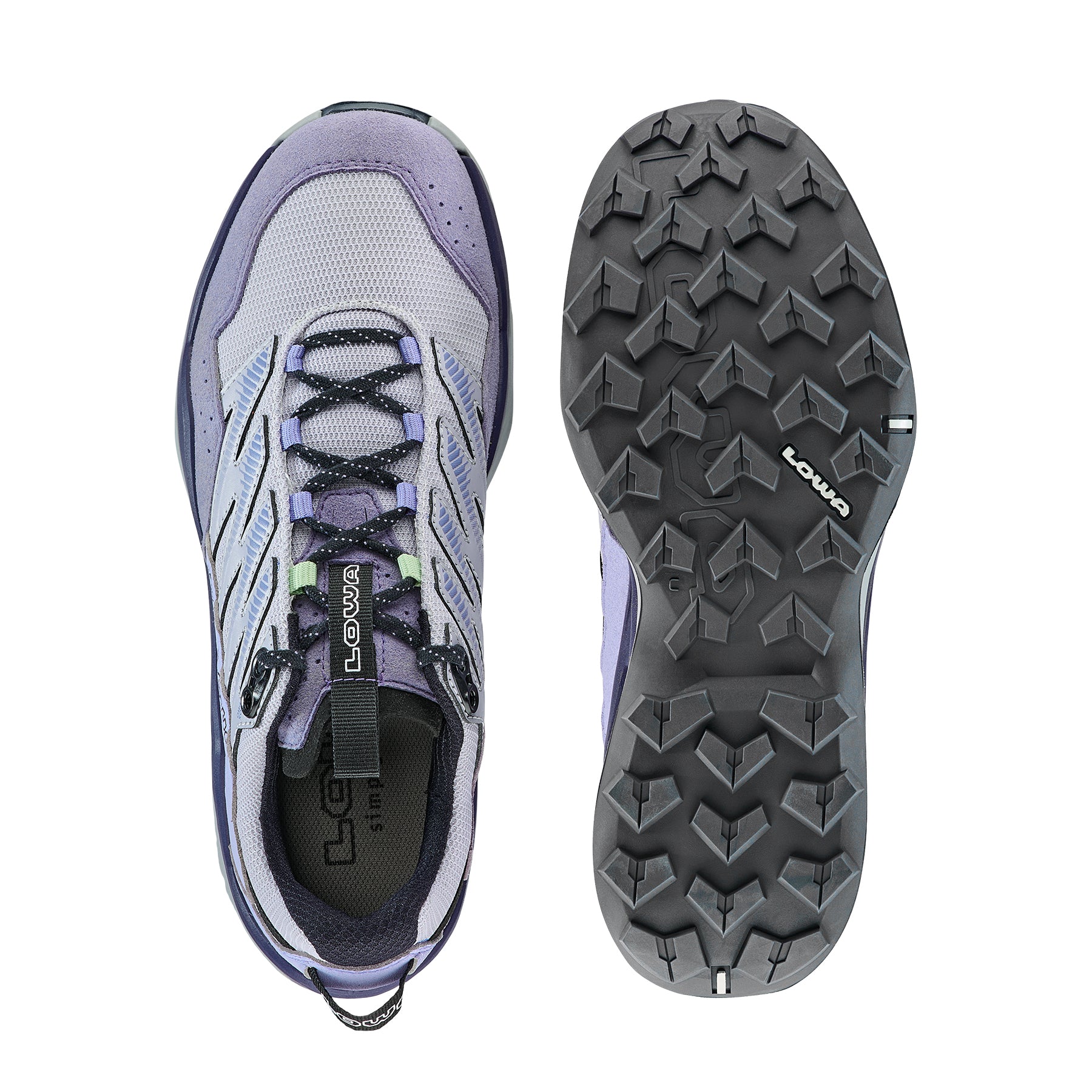 LOWA Maddox Pro Lo Ws women's walking shoe Grey/Plum