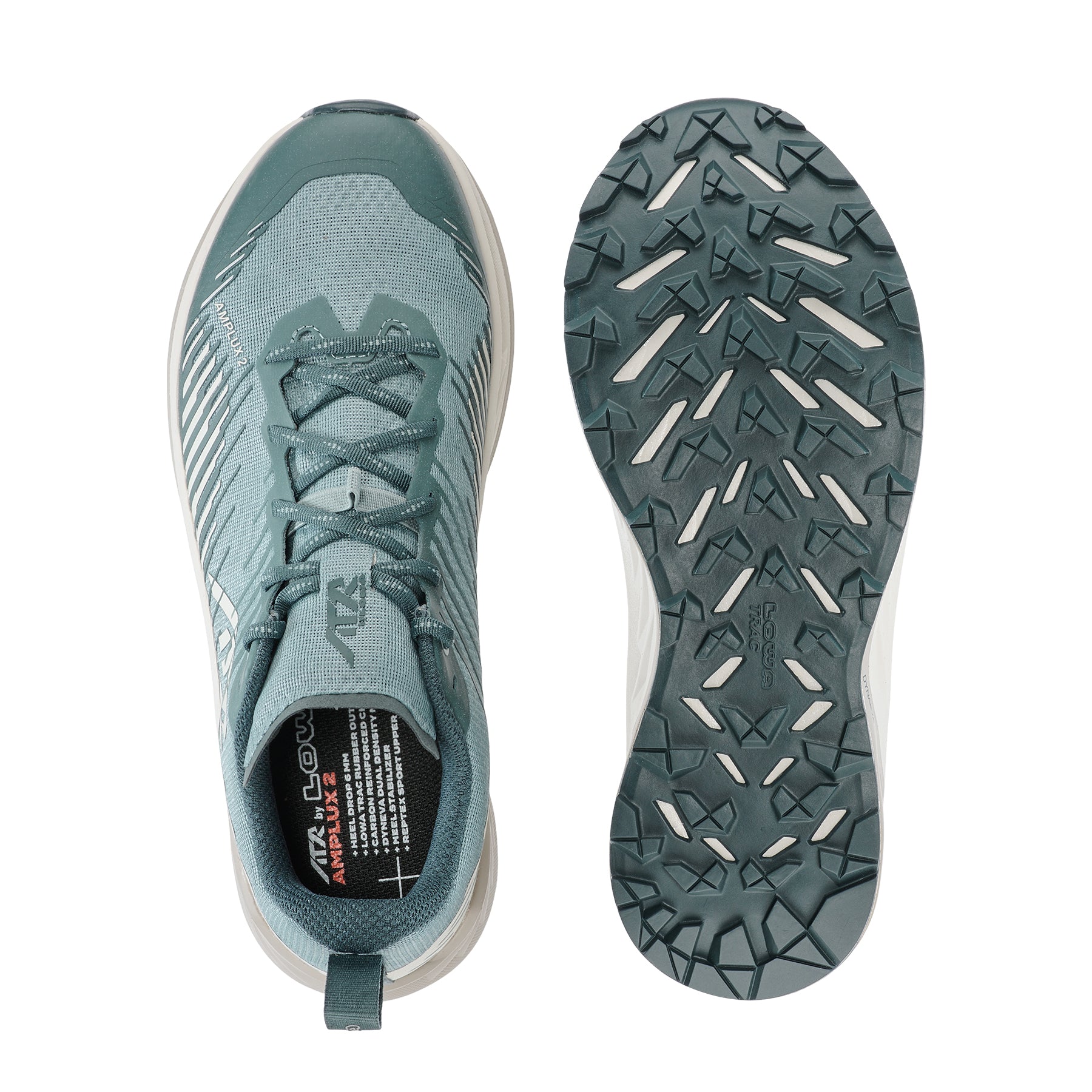 LOWA Amplux 2 Ws women's trail running shoe Smoke Blue/Slateblue