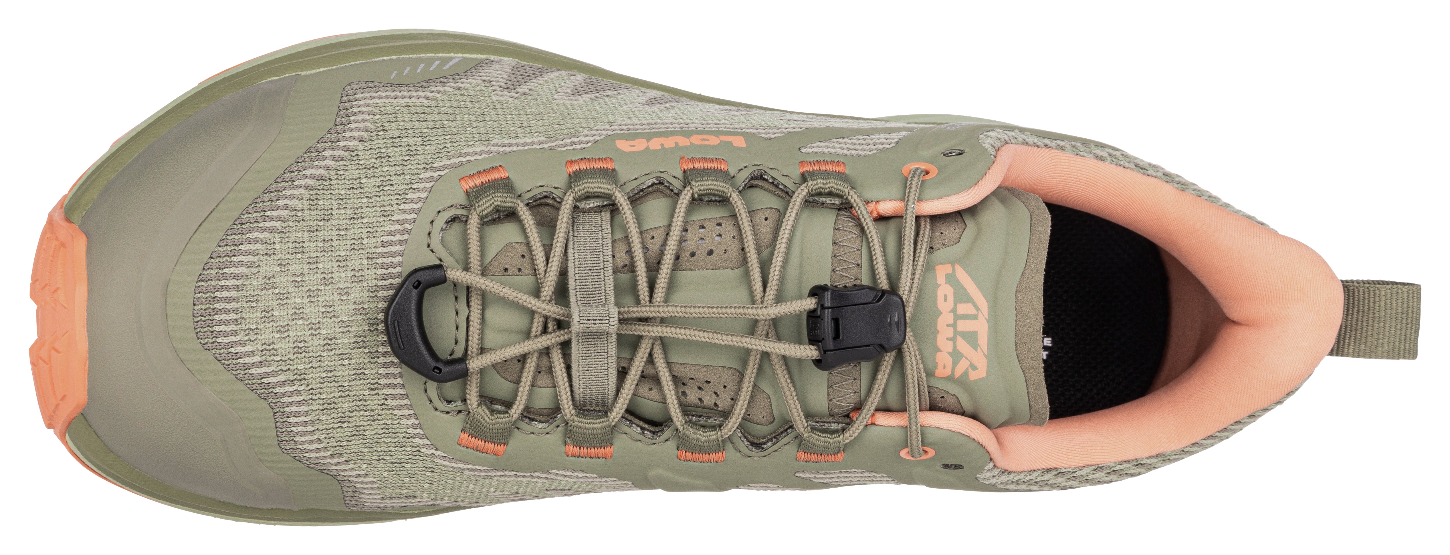 LOWA Fortux GTX women's trail running shoe Seaweed/Melon