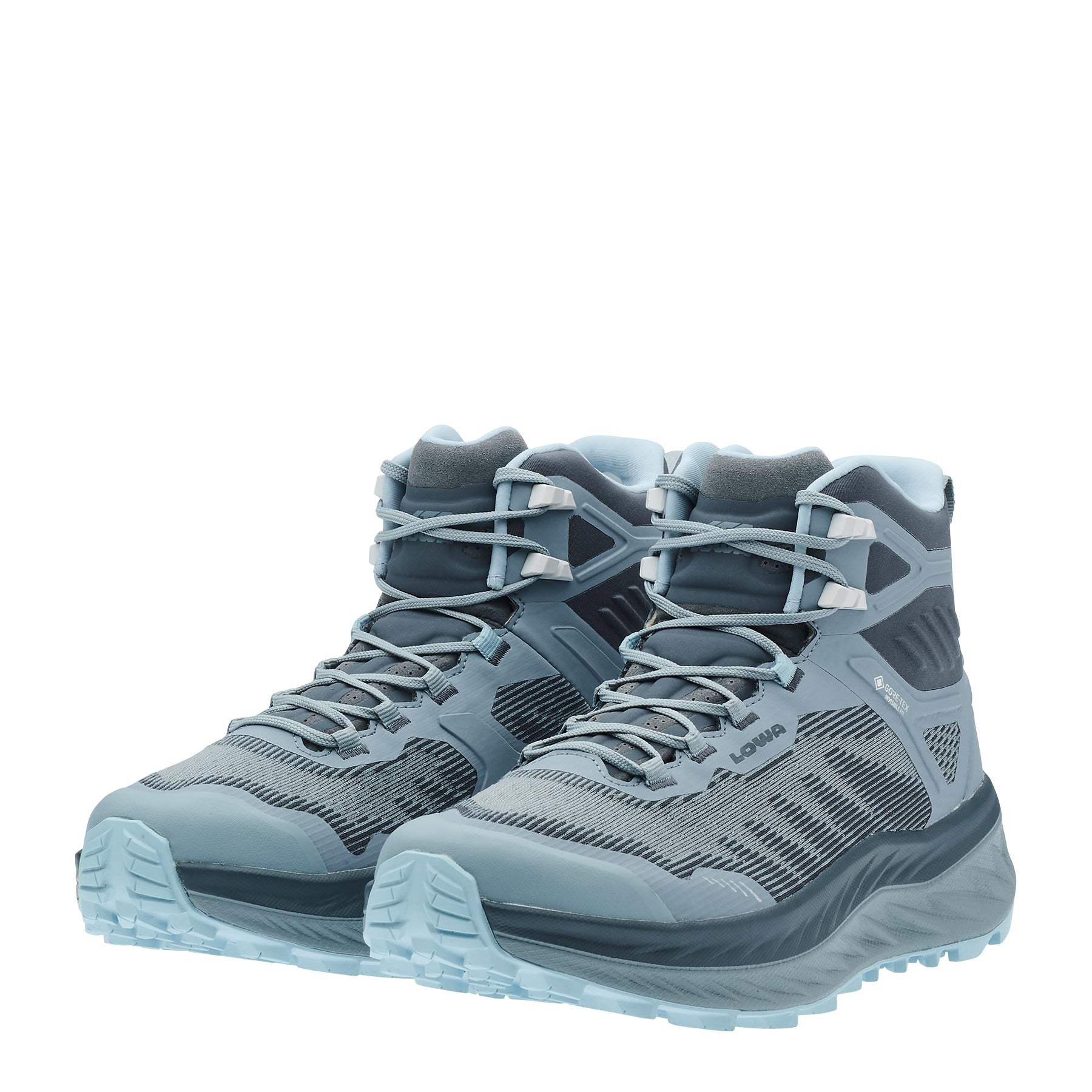 LOWA Fortux GTX QC women's trail running boot Smoke Blue/Slateblue