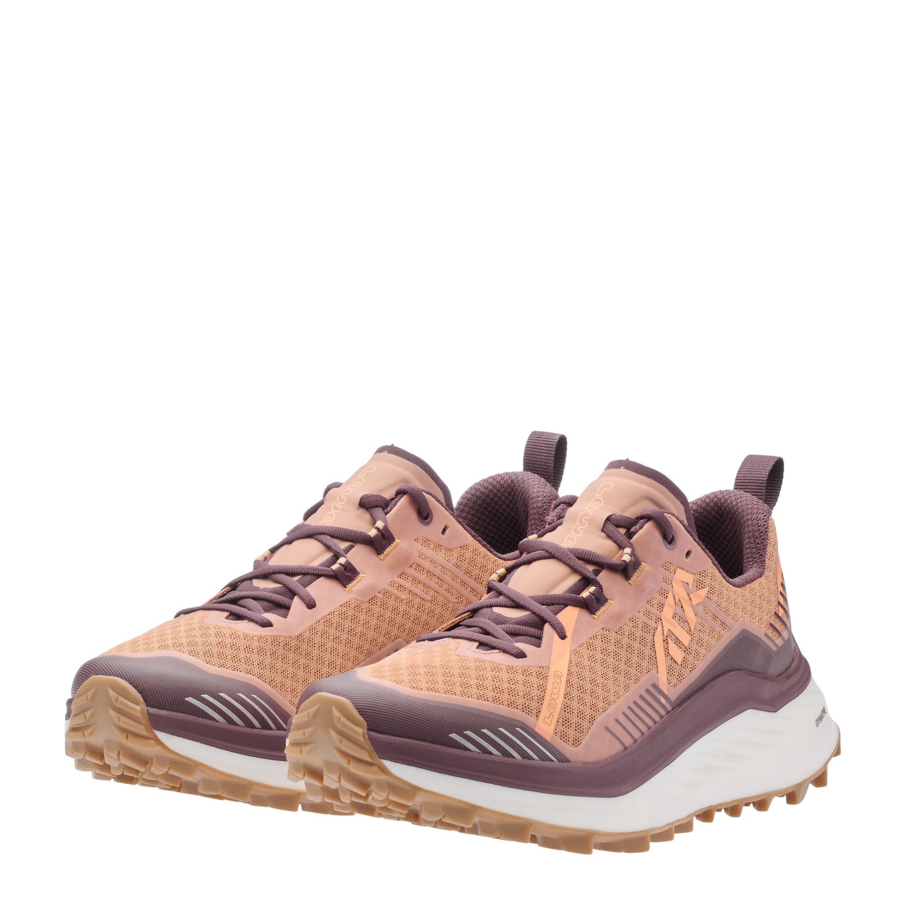 LOWA Skyterra women's trail running shoe Burgundy/Clay