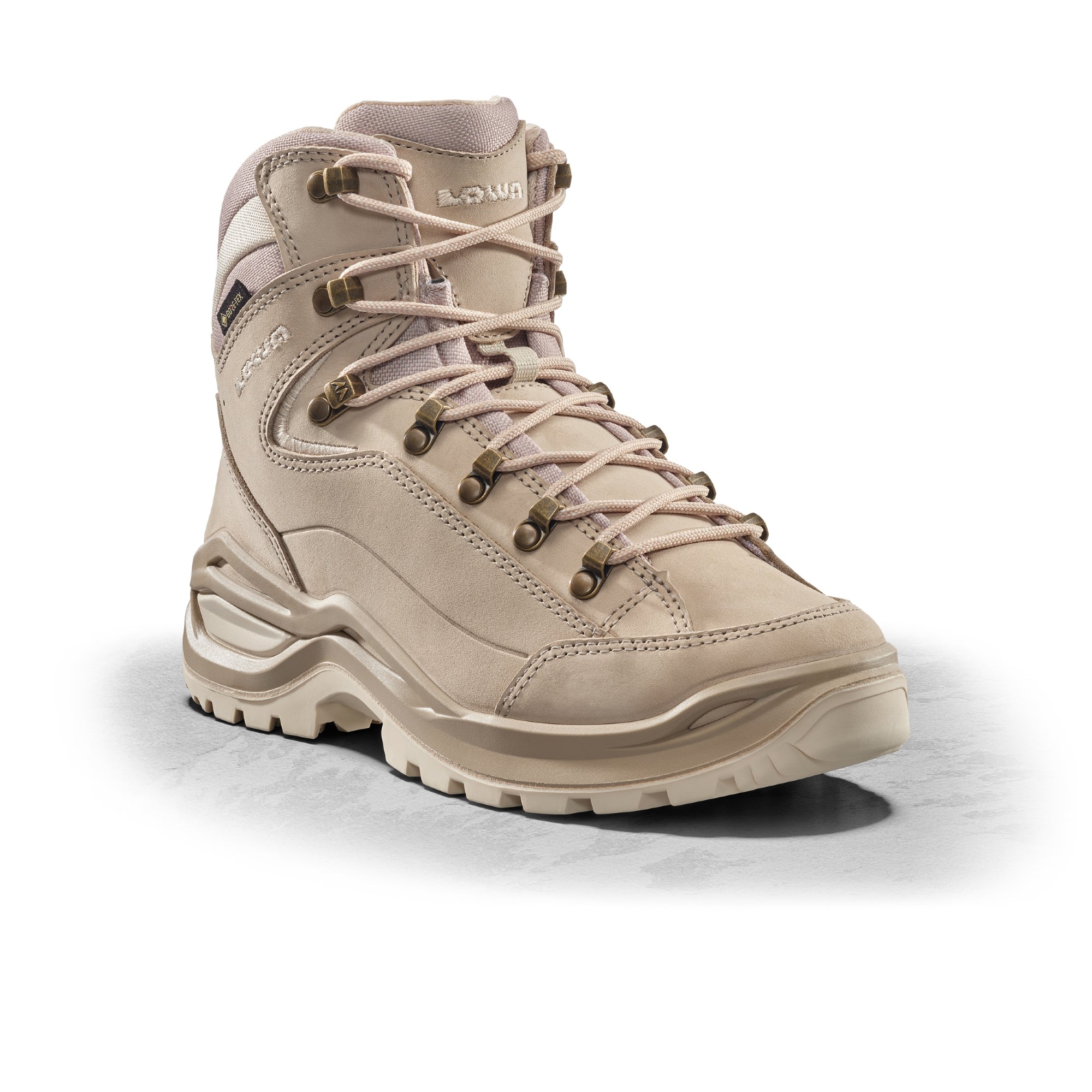 LOWA Renegade Evo GTX Mid Ws women's walking boots Champagne/Panna