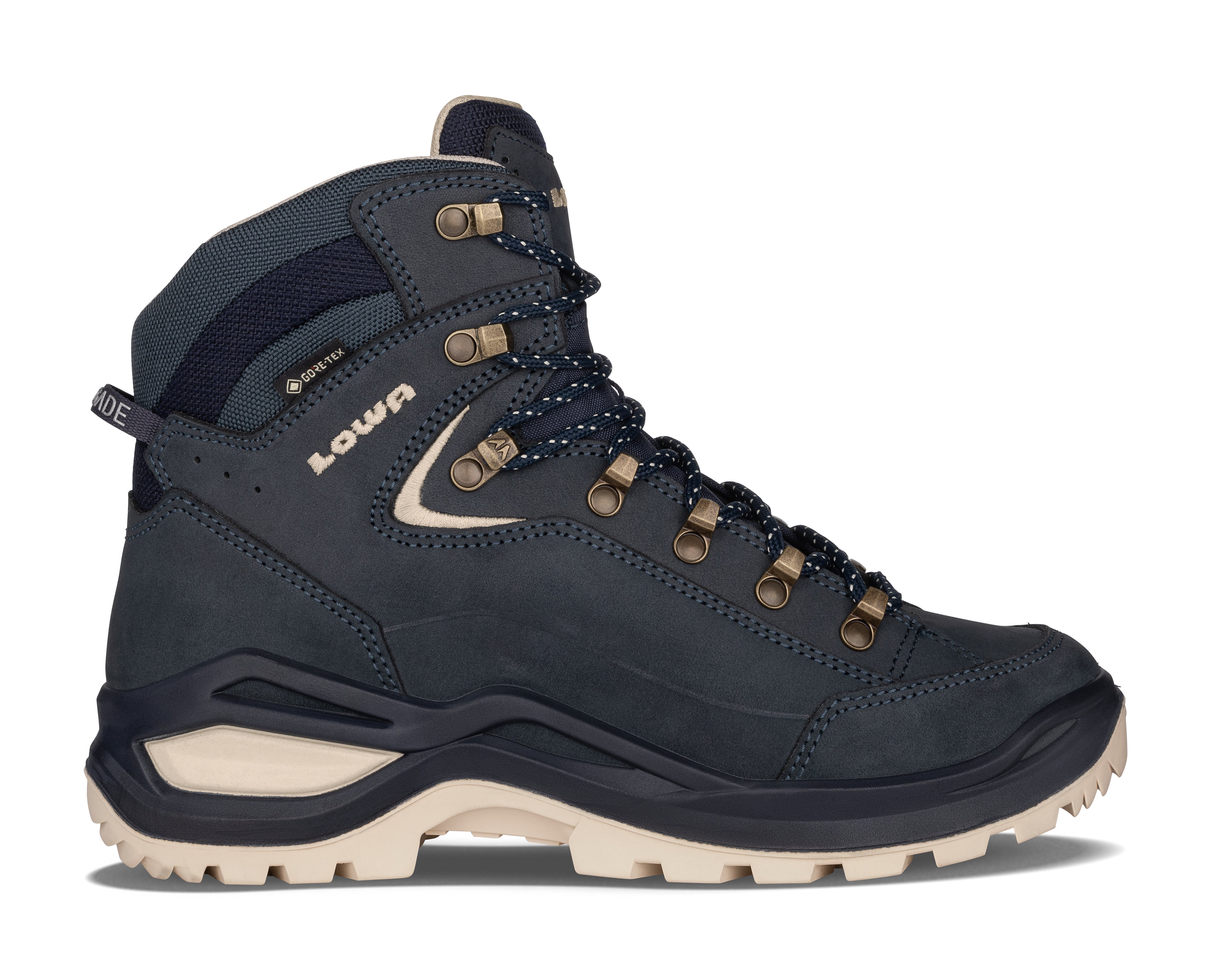 LOWA Renegade Evo GTX Mid Ws women's walking boots Slateblue/Dune