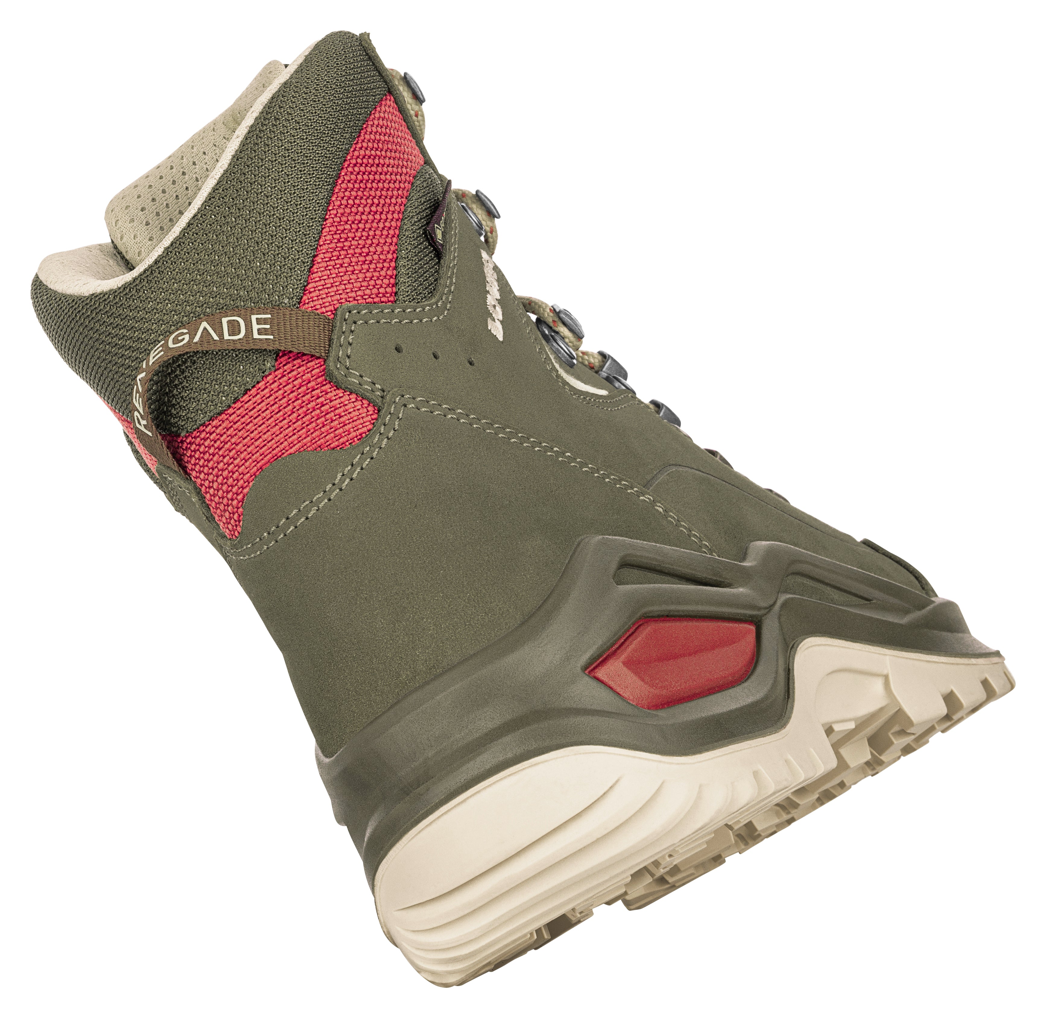 LOWA Renegade Evo GTX Mid Ws women's walking boots Grey Green/Panna