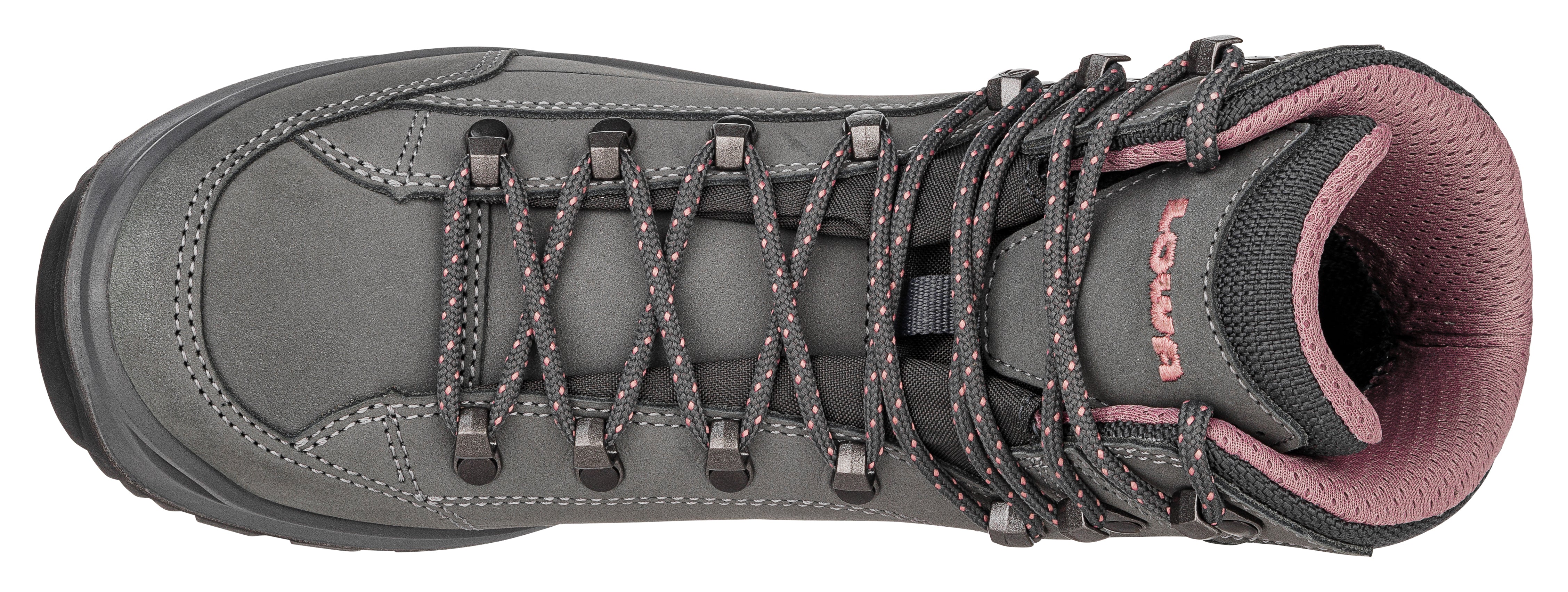 LOWA Renegade Evo GTX Mid Ws women's walking boots Graphite/Rose