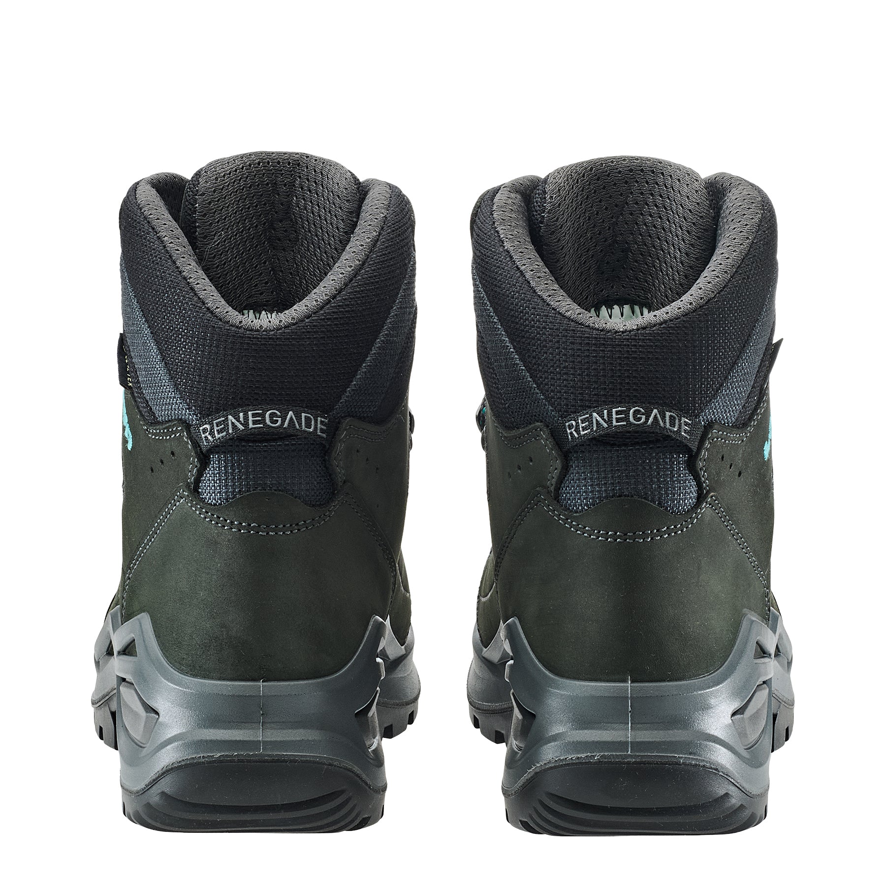 LOWA Renegade Evo GTX Mid Ws women's walking boots Asphalt/Turquoise