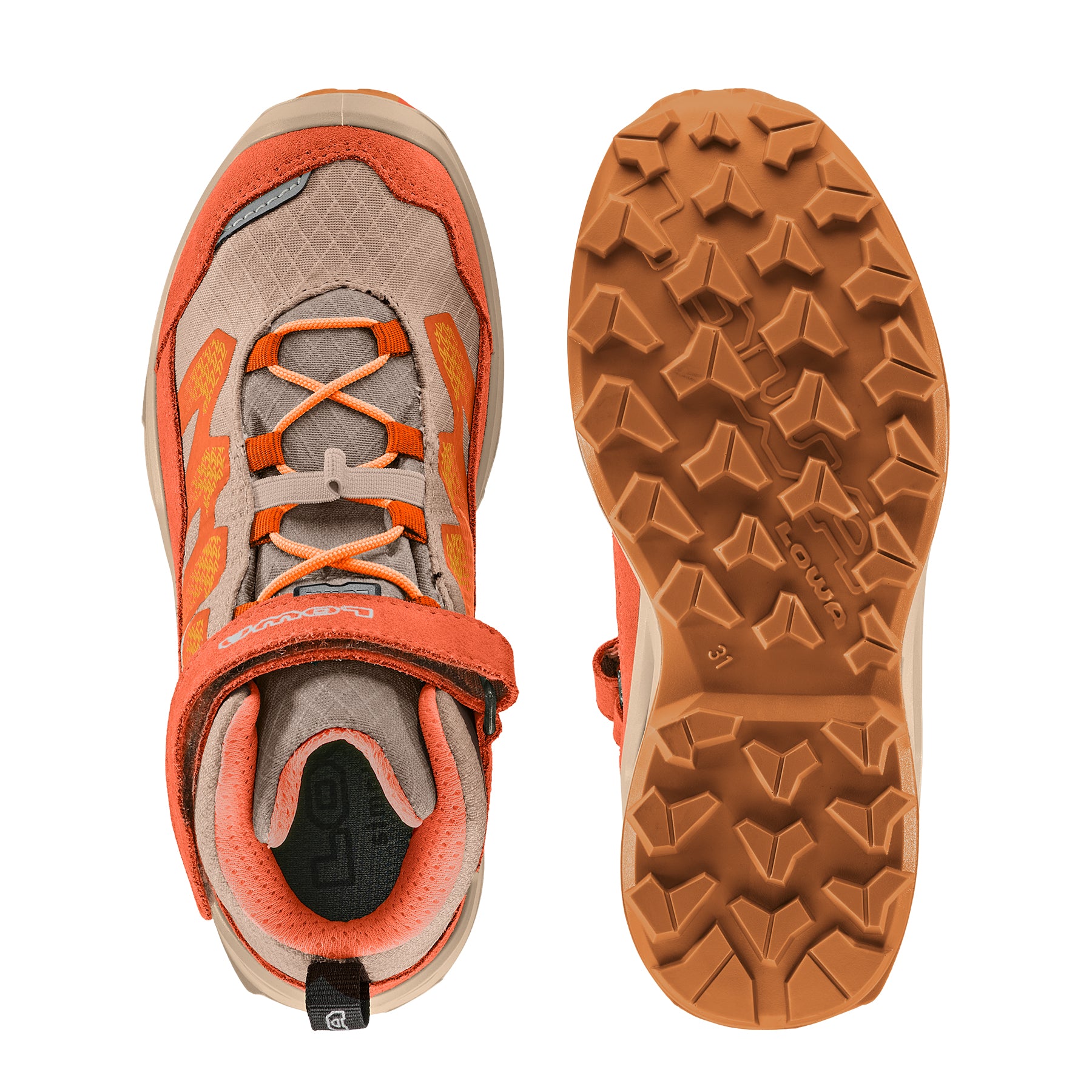 LOWA Maddox Pro GTX Mid VC Jr children's walking boot Dune/Flame