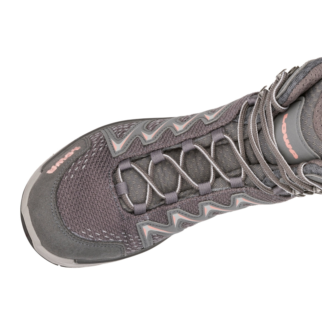 LOWA Innox Pro GTX Mid Ws women's walking boot Anthracite/Rosé